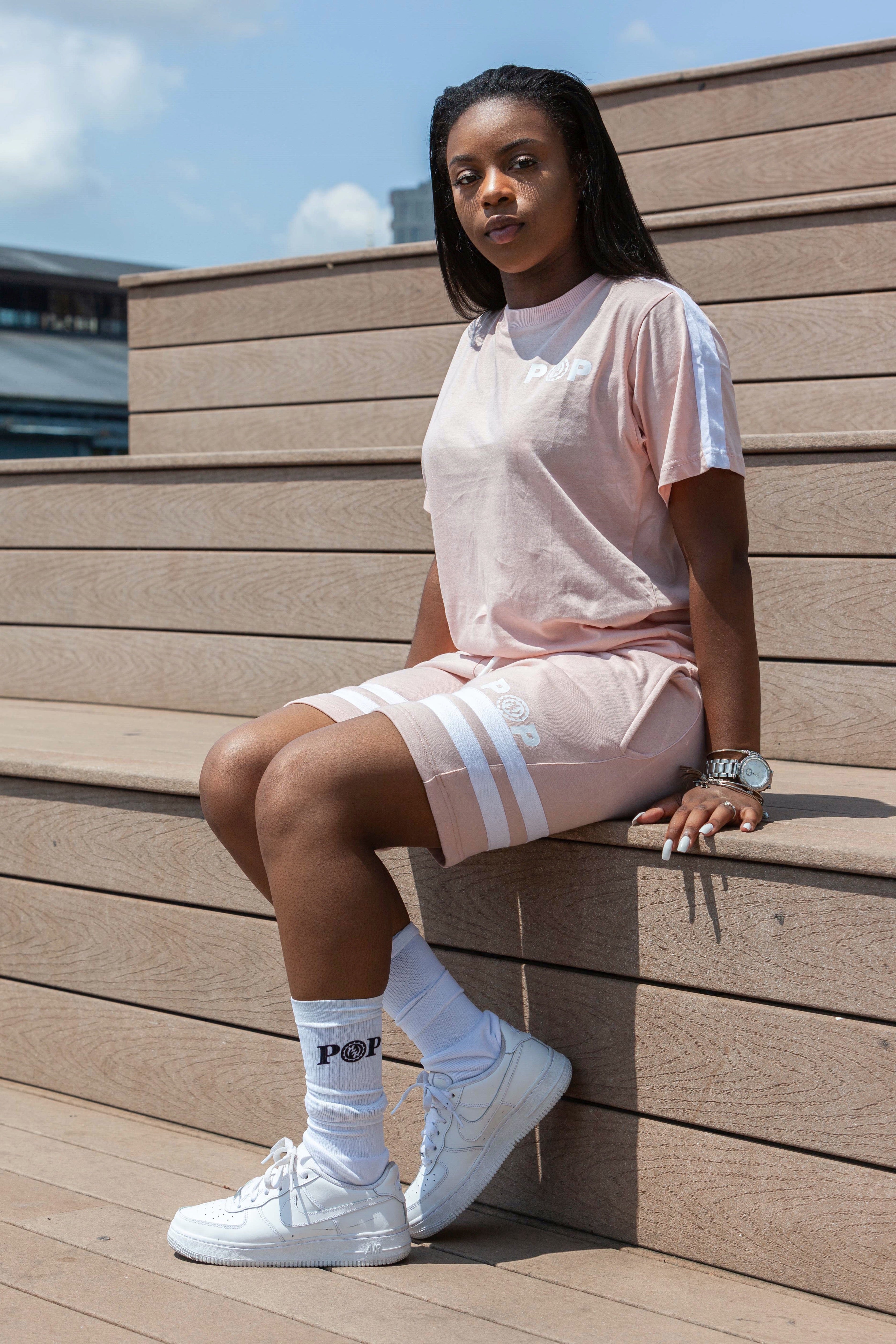 POP PINK T-SHIRTS & SHORTS SET