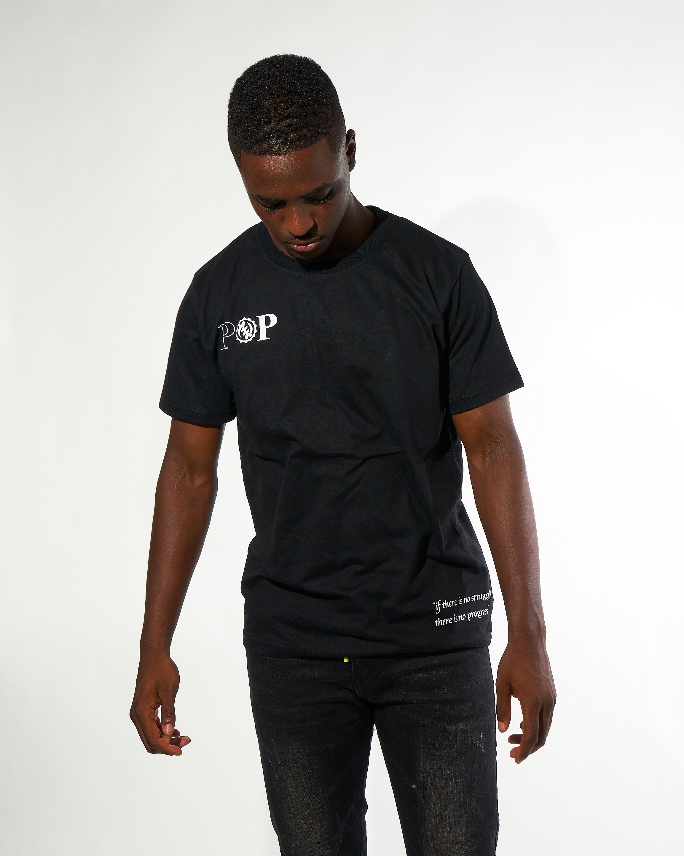 “SPINAL CORD” TEE (BLACK)