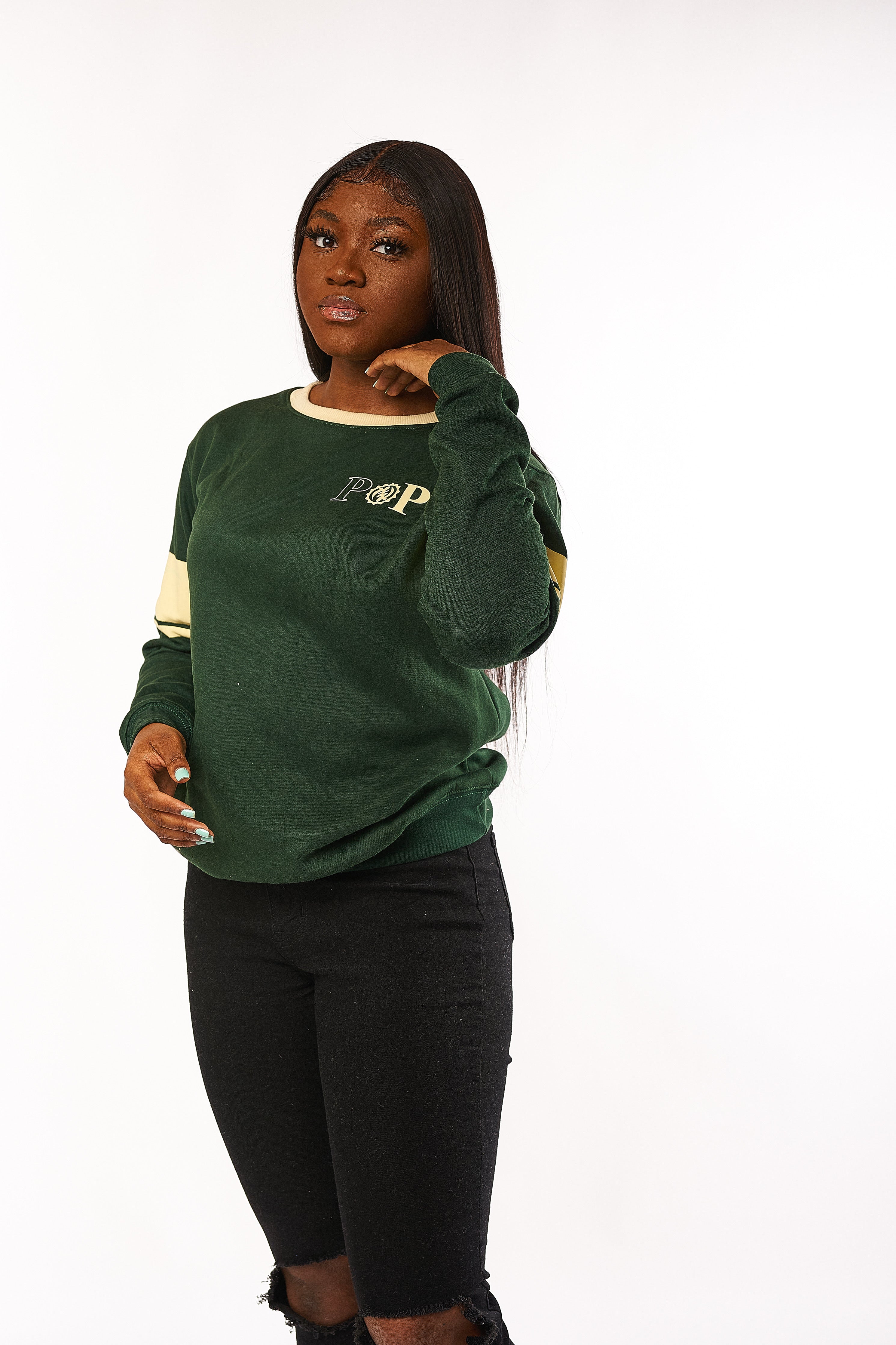 FOREST GREEN NORYAA CREWNECK