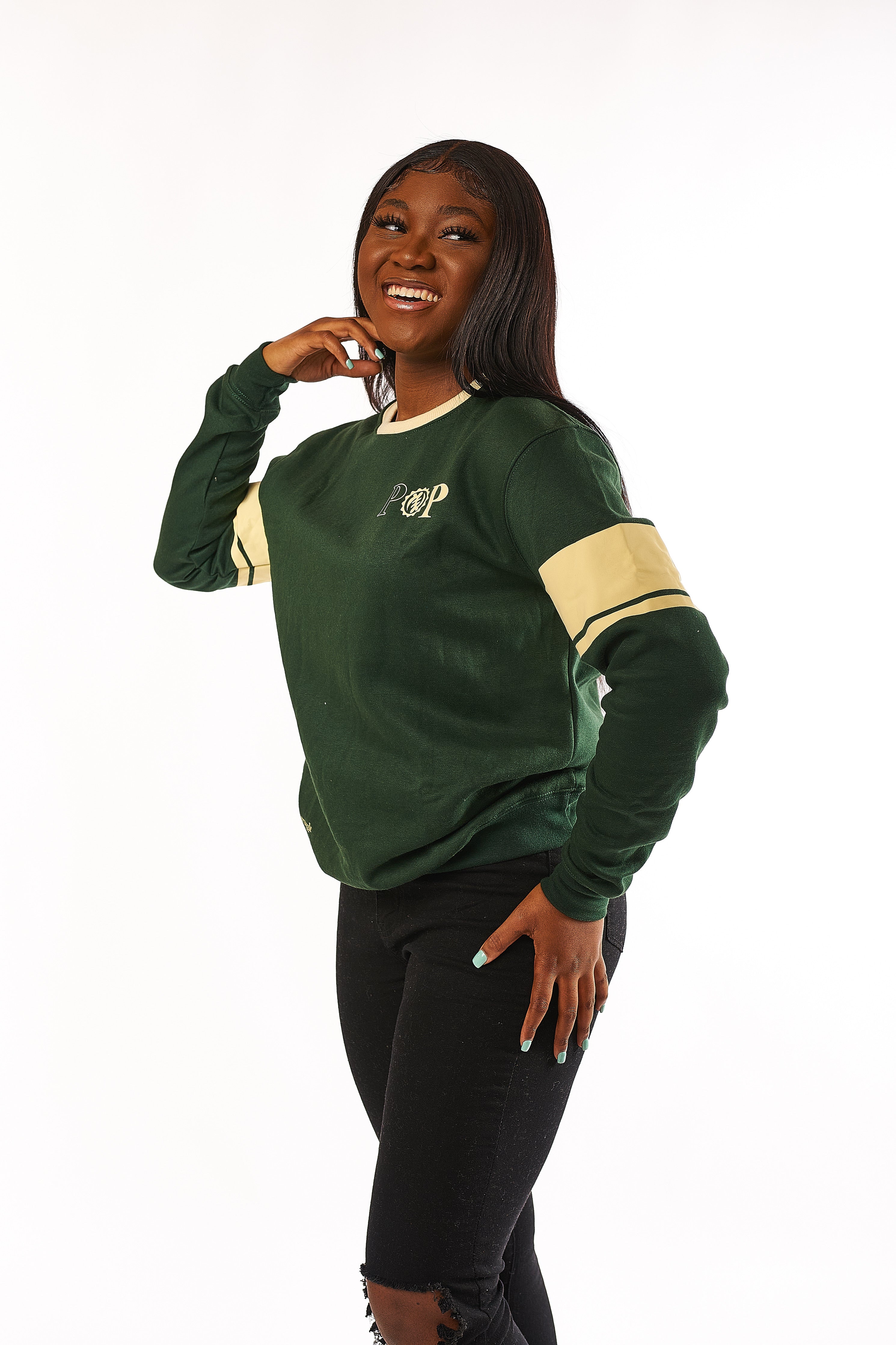 FOREST GREEN NORYAA CREWNECK