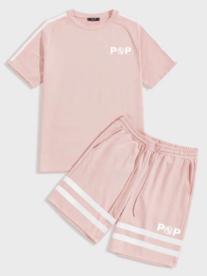 POP PINK T-SHIRTS & SHORTS SET